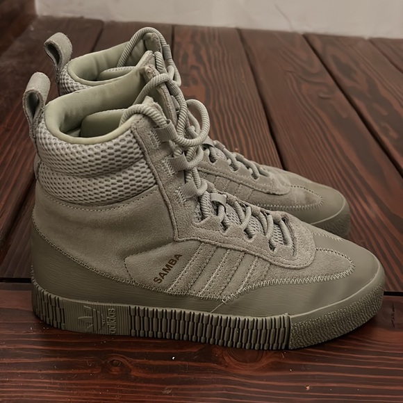 Like New Adidas Samba High Tops - Picture 2 of 4